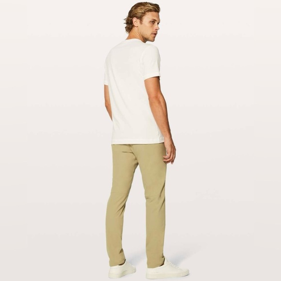 Lululemon Commission Pant Slim Warpstreme Khaki Size 36 - Picture 2 of 10